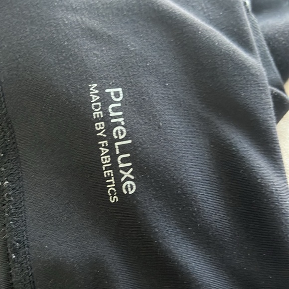 Bundle! Fabletics purelux leggings three length black size S capri full 7/8 EUC - Picture 10 of 11